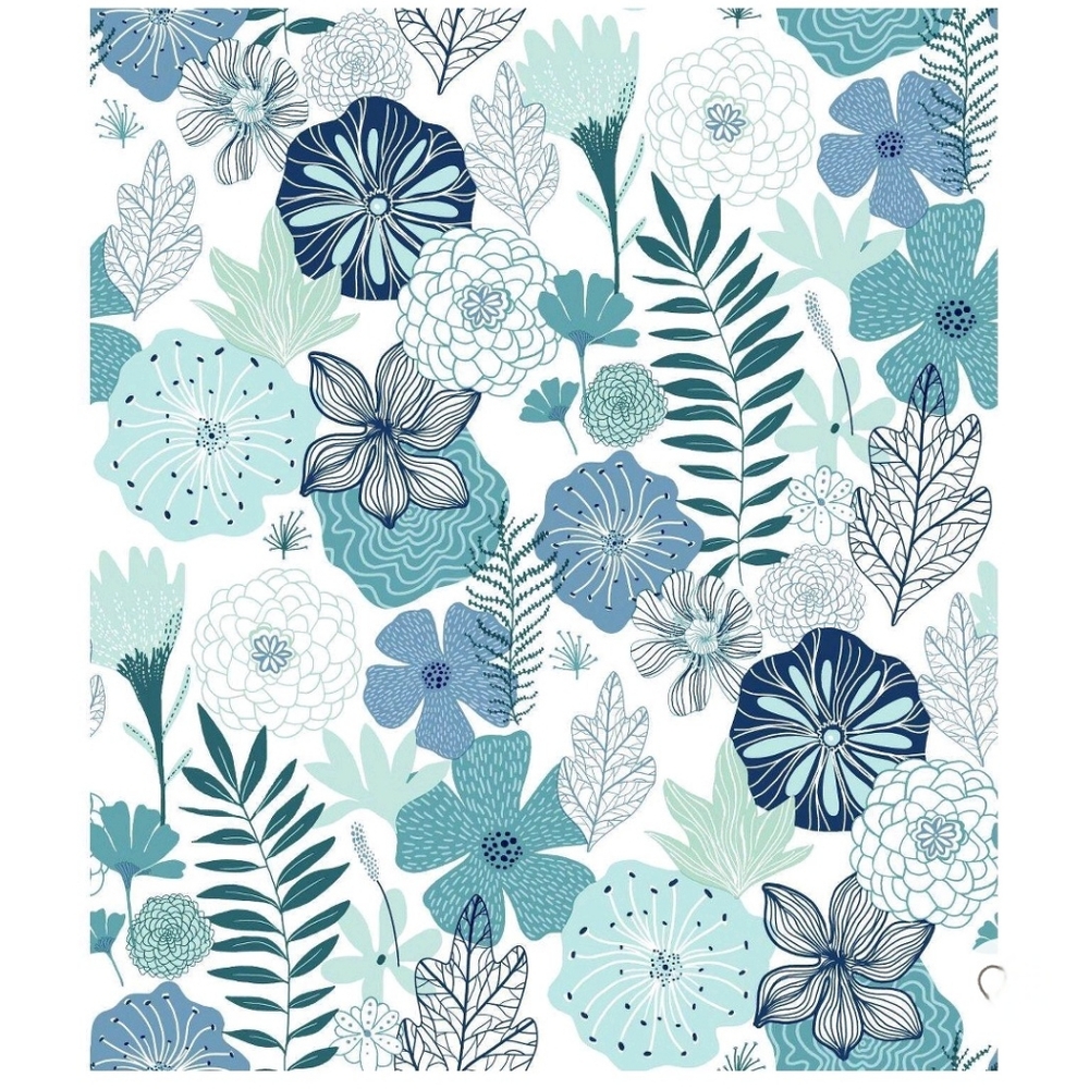 Roommates Perennial Blooms Peel And Stick Wallpaper